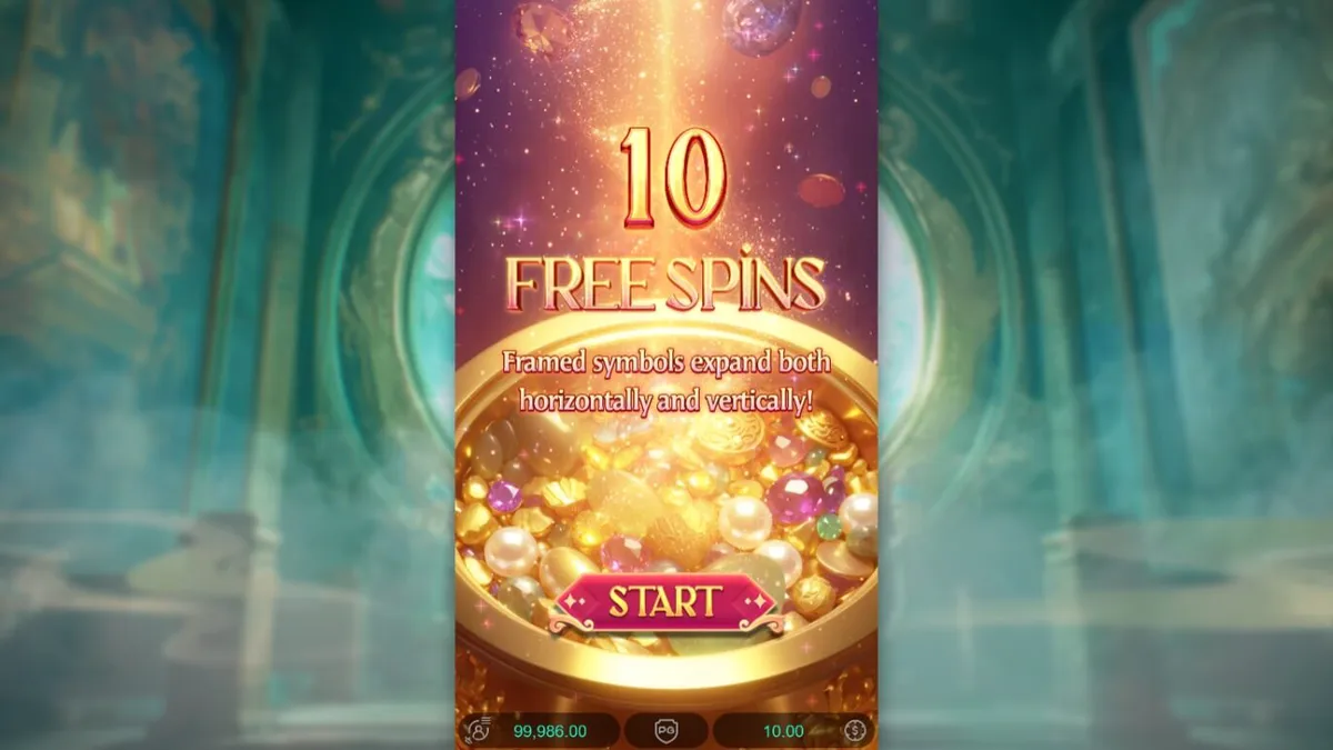 Tampilan visual slot Mythical Guardians dengan tema mitologi Tiongkok