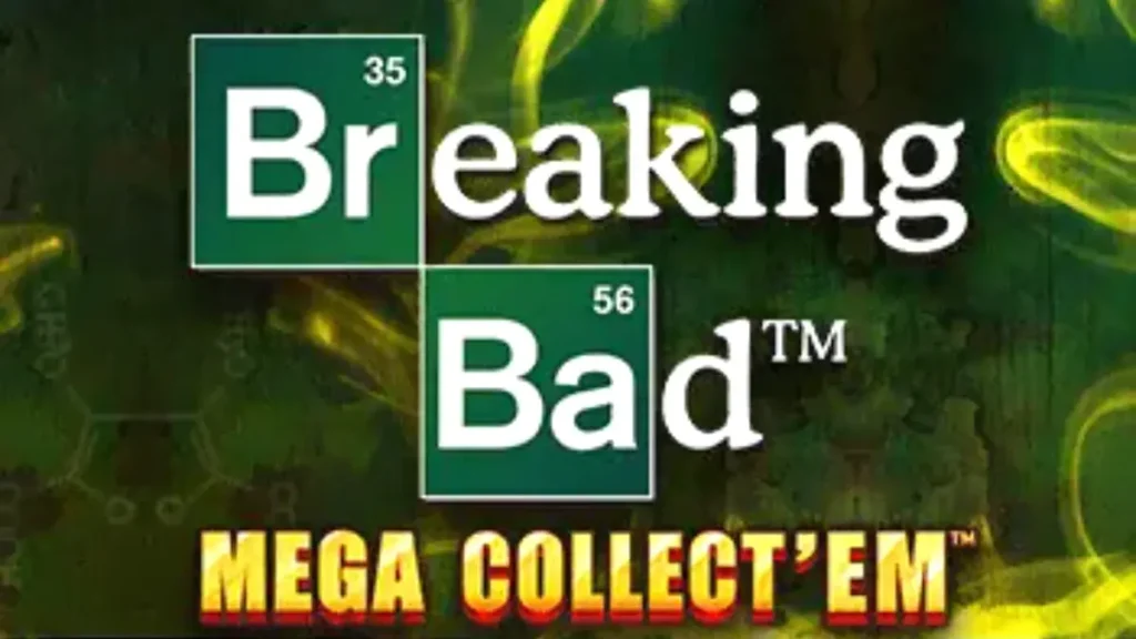 Tampilan visual slot Breaking Bad Mega Collect’Em dengan elemen ikonik serial.